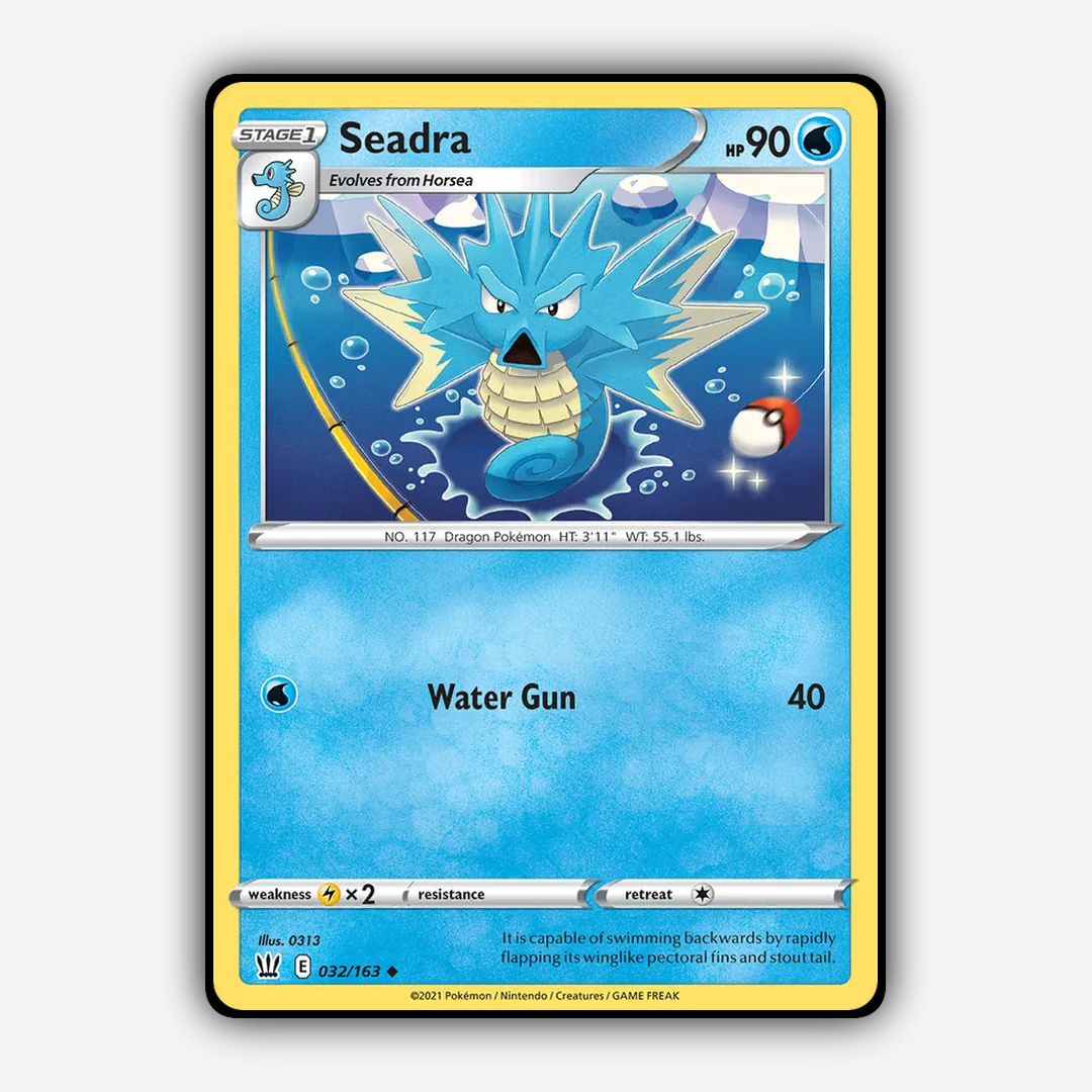 Seadra 032/163 - Battle Styles Set - Card Rug