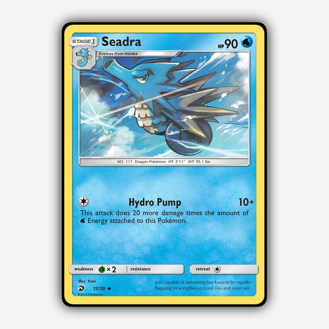 Seadra 017/70 - Dragon Majesty Set - Card Rug