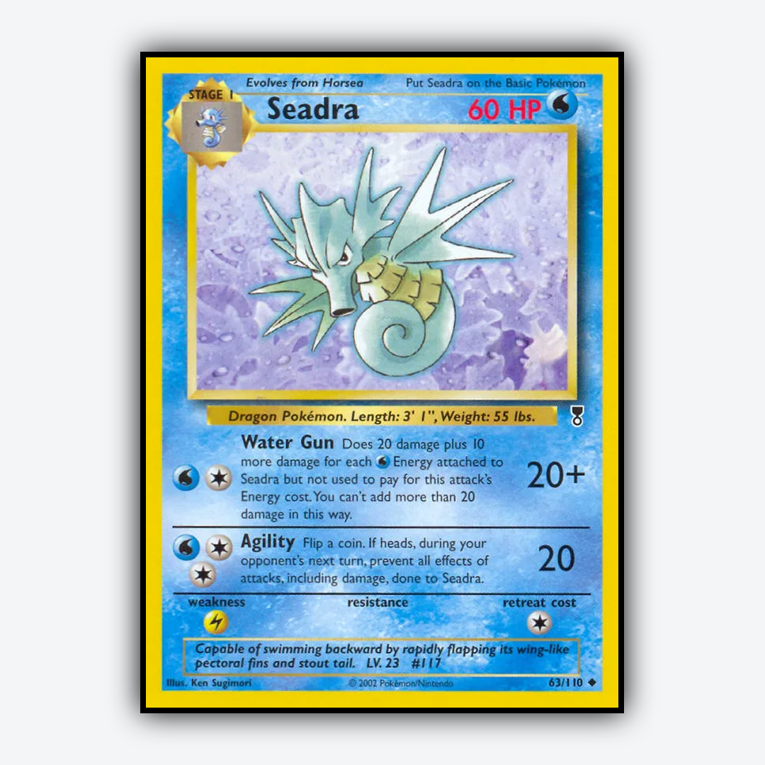 Seadra 063/110 - Legendary Collection Set - Card Rug