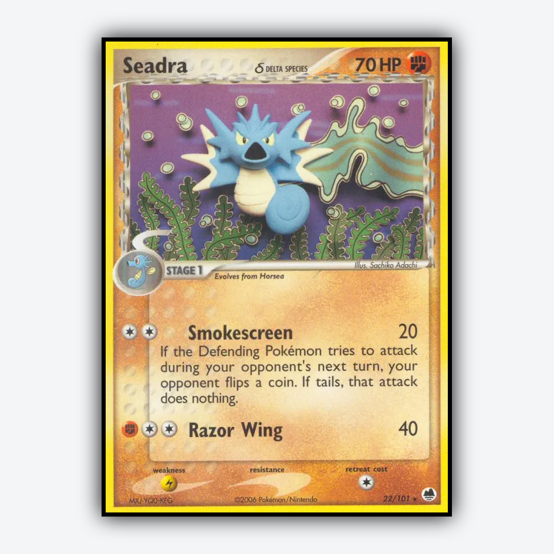 Seadra δ 022/101 - Dragon Frontiers Set - Card Rug
