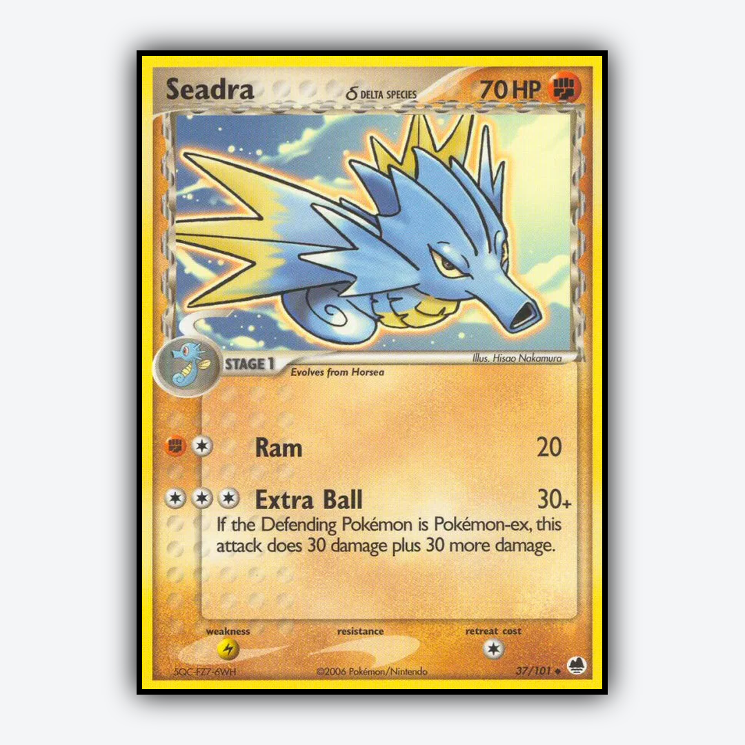 Seadra δ 037/101 - Dragon Frontiers Set - Card Rug