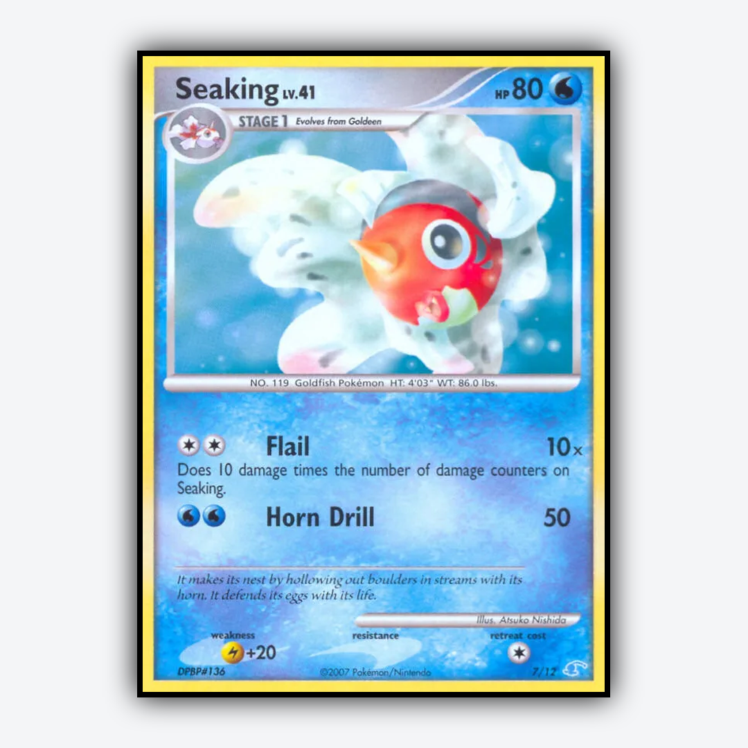 Seaking 007/12 - DP Trainer Kit Manaphy Set - Card Rug