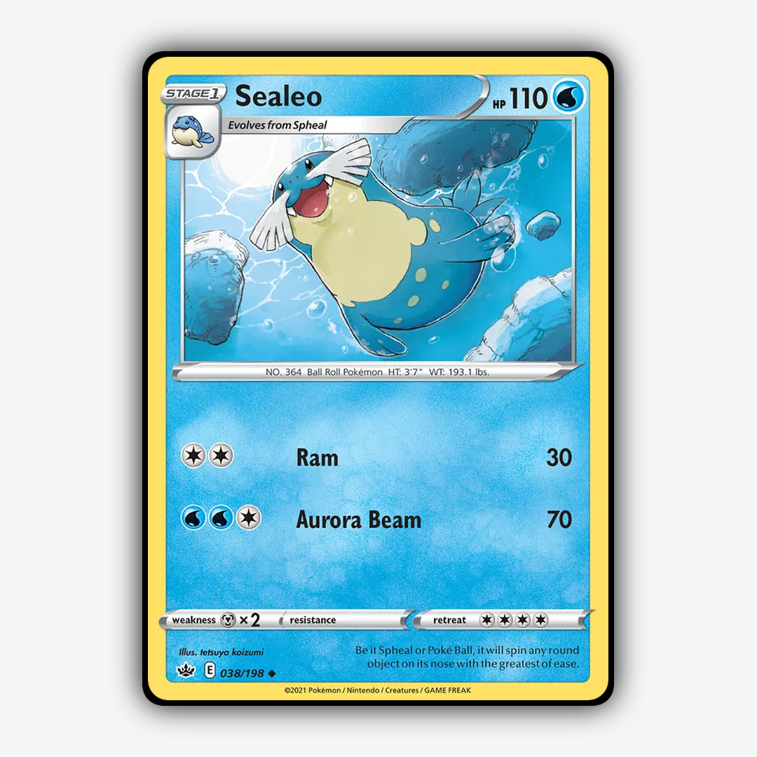 Sealeo 038/198 - Chilling Reign Set - Card Rug