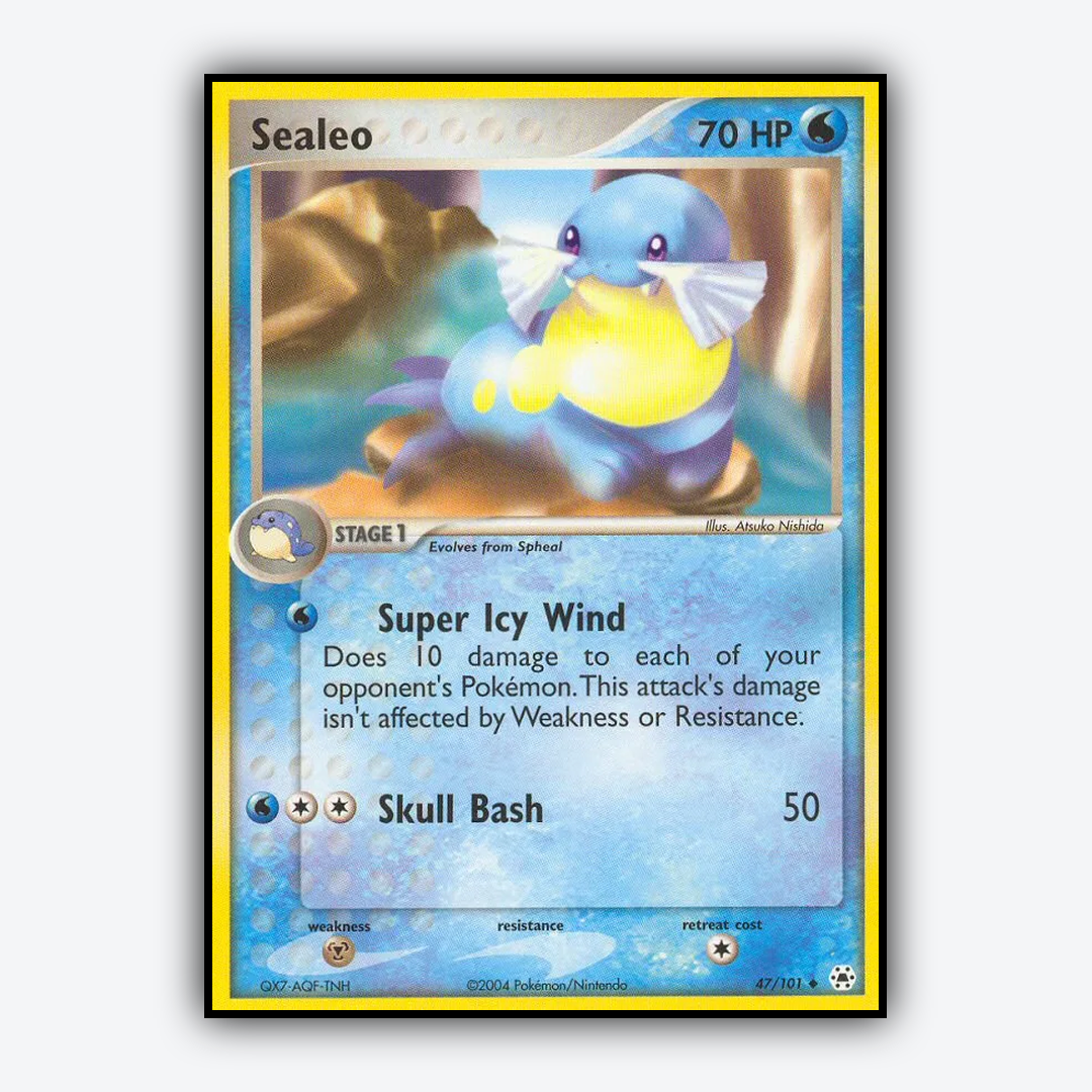 Sealeo 047/101 - Hidden Legends Set - Card Rug