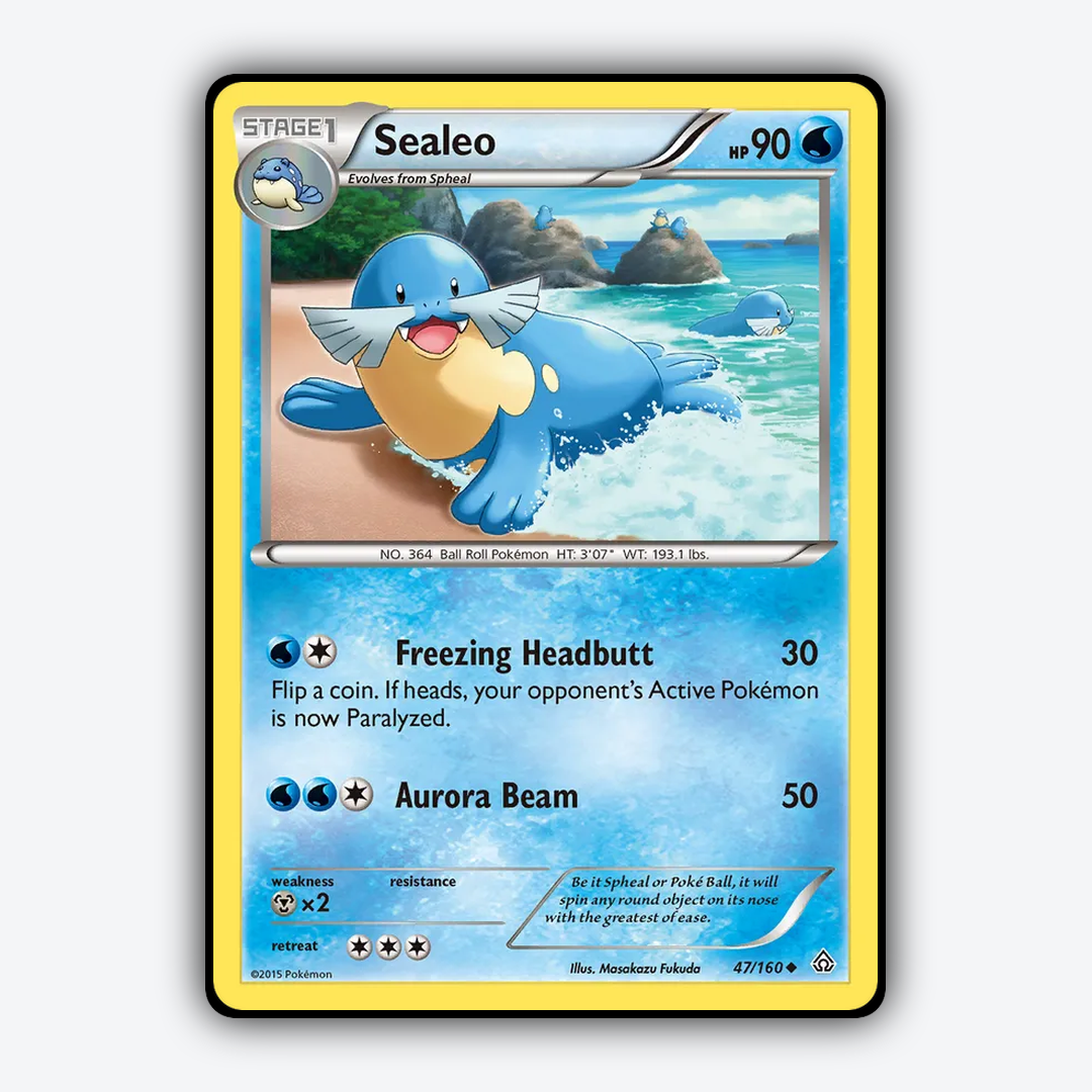 Sealeo 047/160 - Primal Clash Set - Card Rug