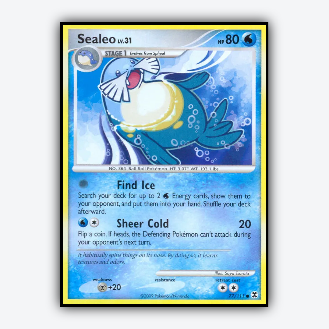 Sealeo 077/111 - Rising Rivals Set - Card Rug