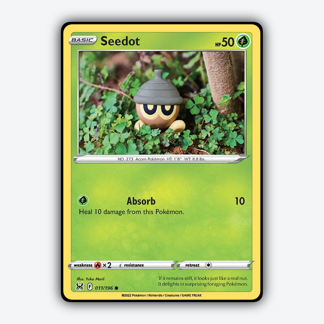 Seedot 011/196 - Lost Origin Set - Card Rug