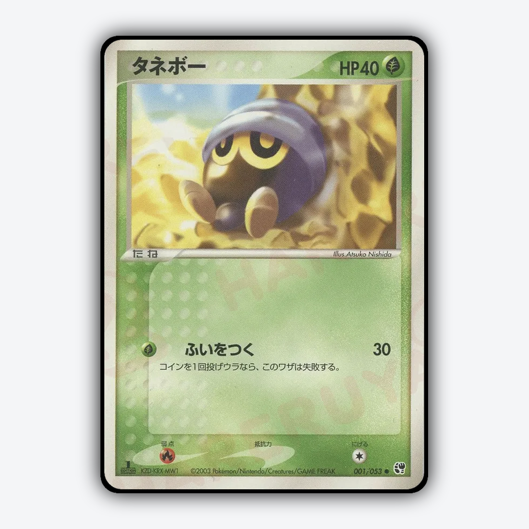 Seedot 001/053 - Miracle of the Desert Set - Card Rug (JP)