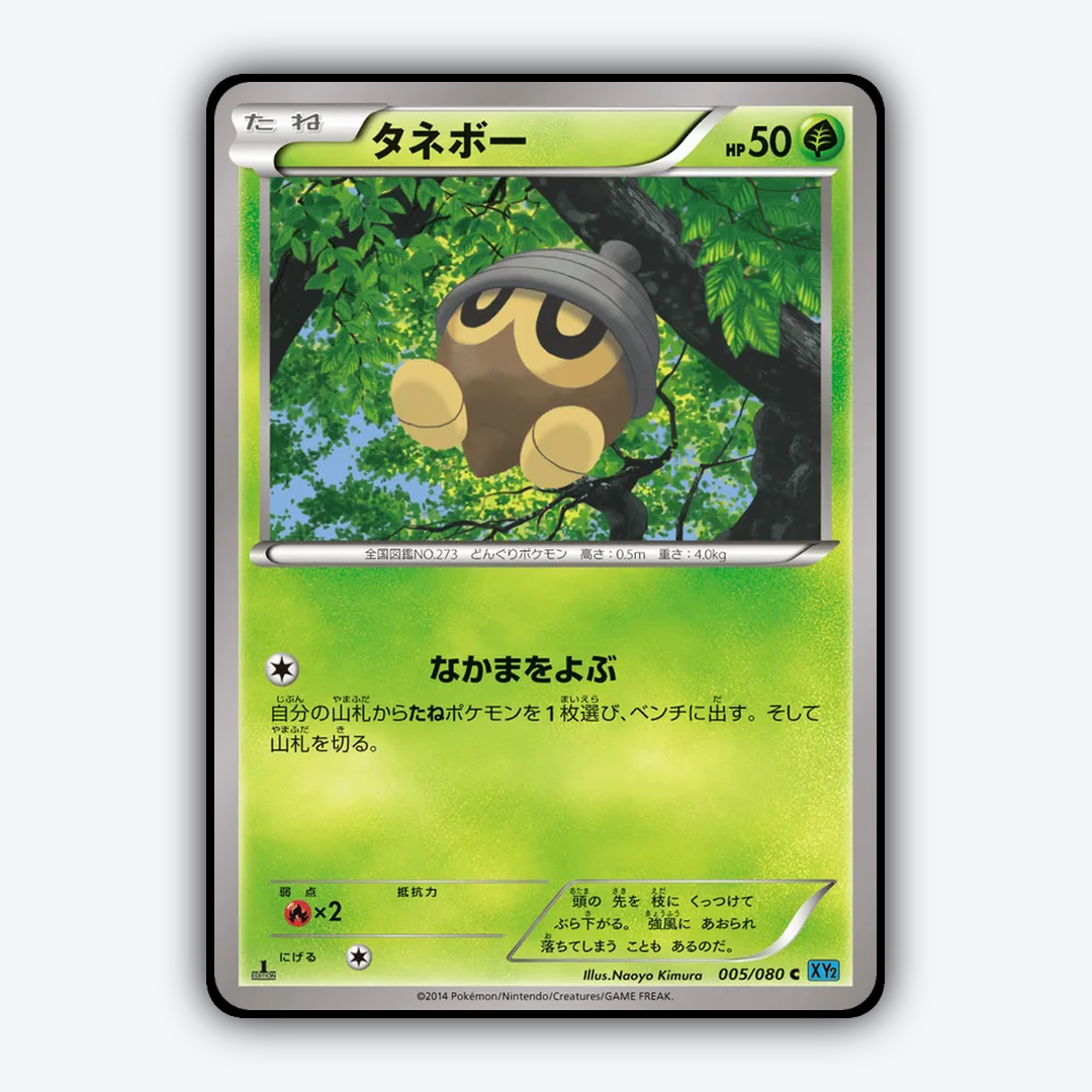 Seedot 005/080 - Wild Blaze Set - Card Rug (JP)