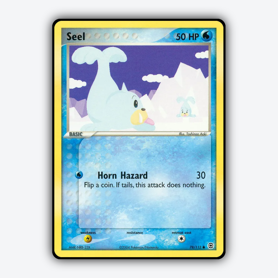 Seel 078/112 - FireRed & LeafGreen Set - Card Rug