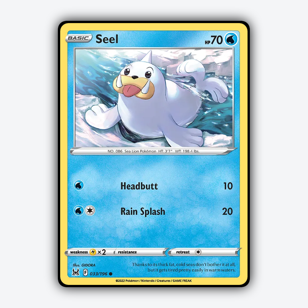 Seel 033/196 - Lost Origin Set - Card Rug