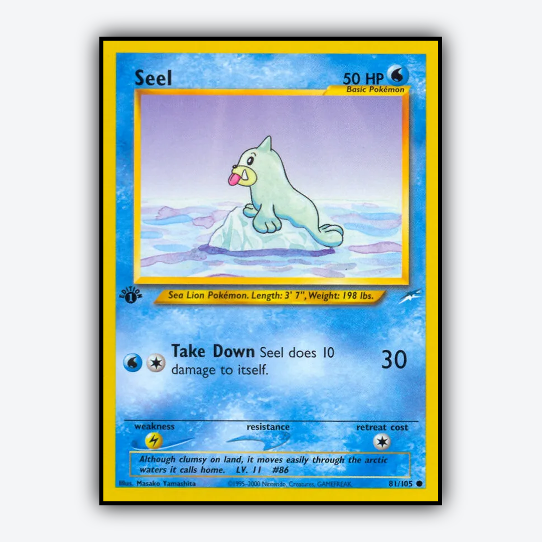 Seel 081/105 - Neo Destiny Set - Card Rug