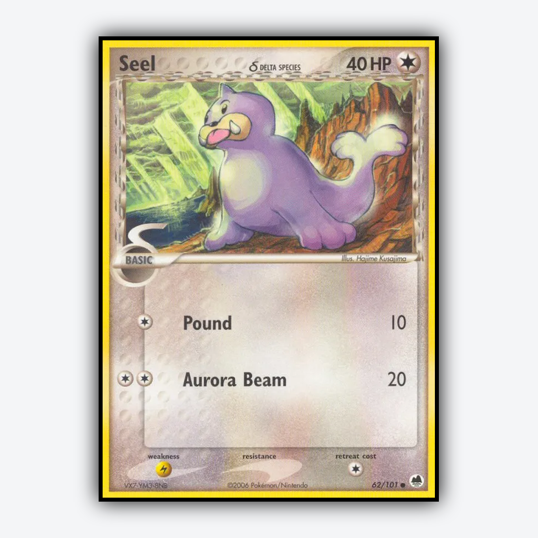 Seel δ 062/101 - Dragon Frontiers Set - Card Rug