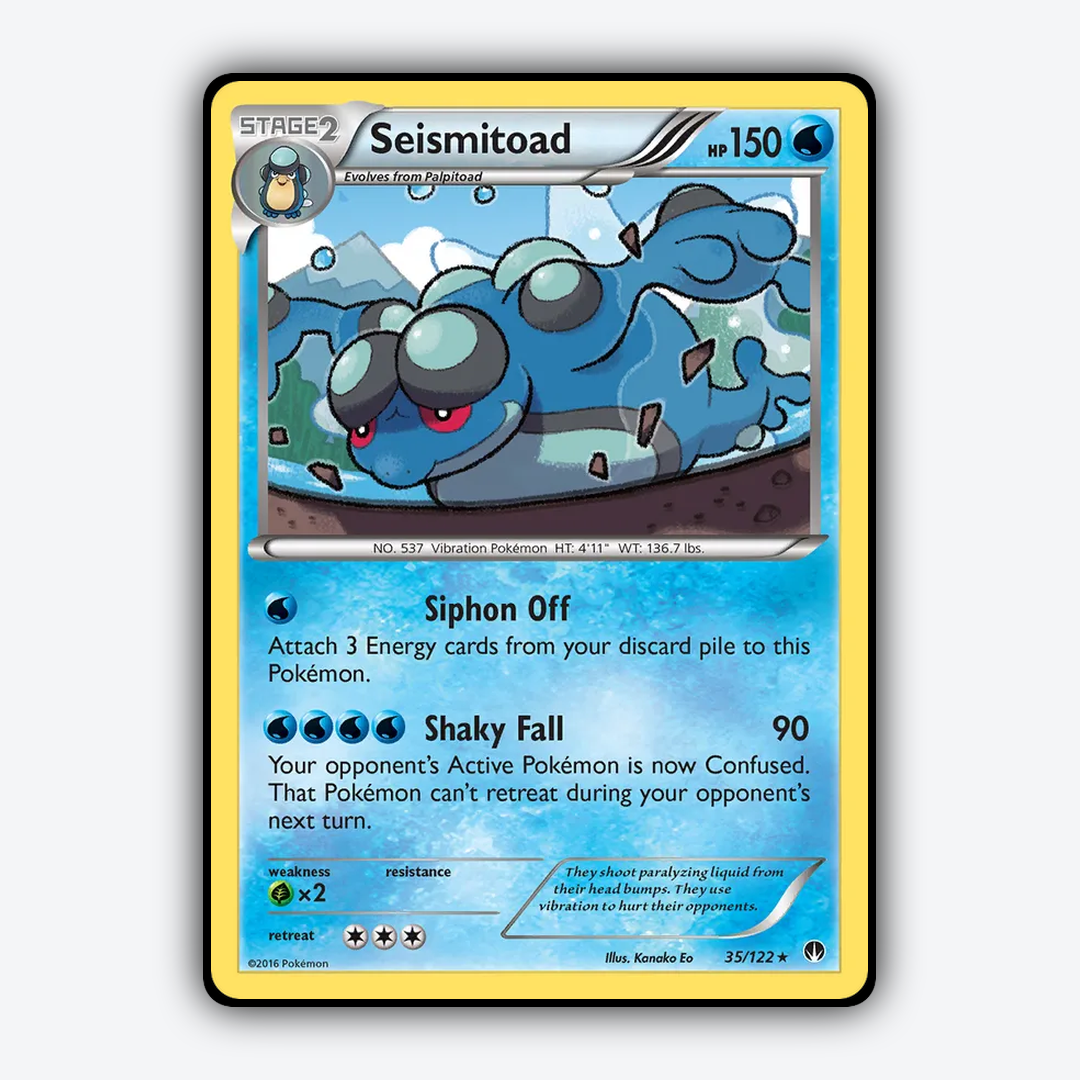 Seismitoad 035/122 - BREAKpoint Set - Card Rug