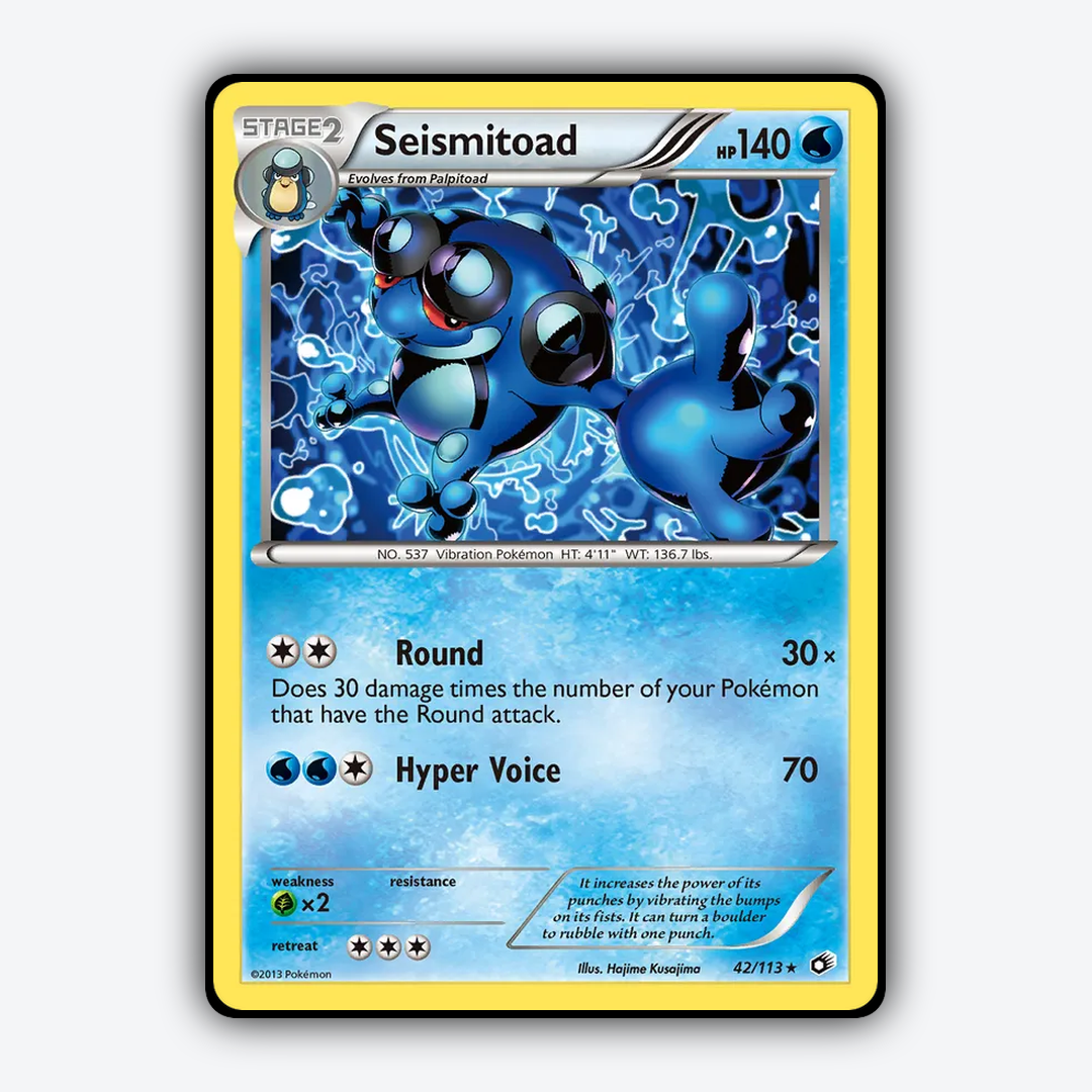 Seismitoad 042/113 - Legendary Treasures Set - Card Rug