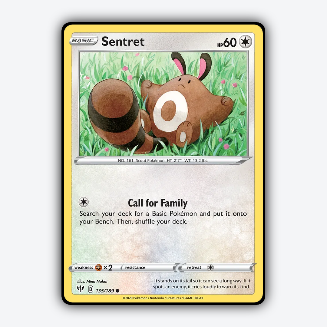 Sentret 135/189 - Darkness Ablaze Set - Card Rug