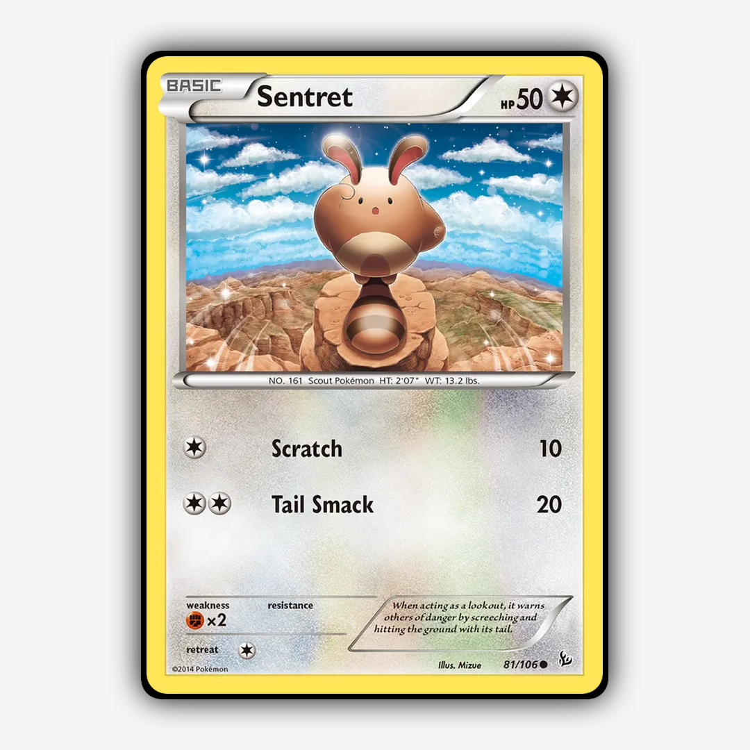 Sentret 081/106 - Flashfire Set - Card Rug
