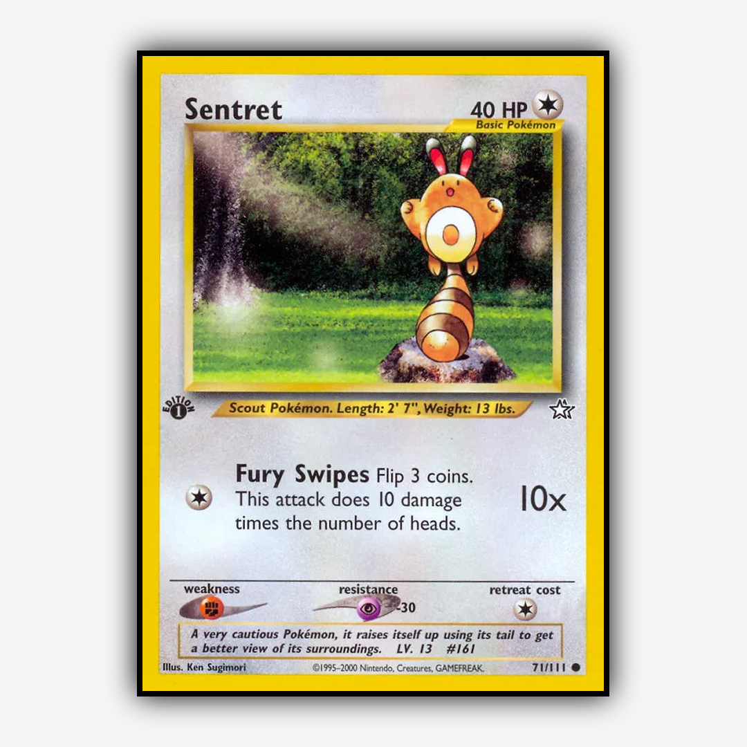 Sentret 071/111 - Neo Genesis Set - Card Rug