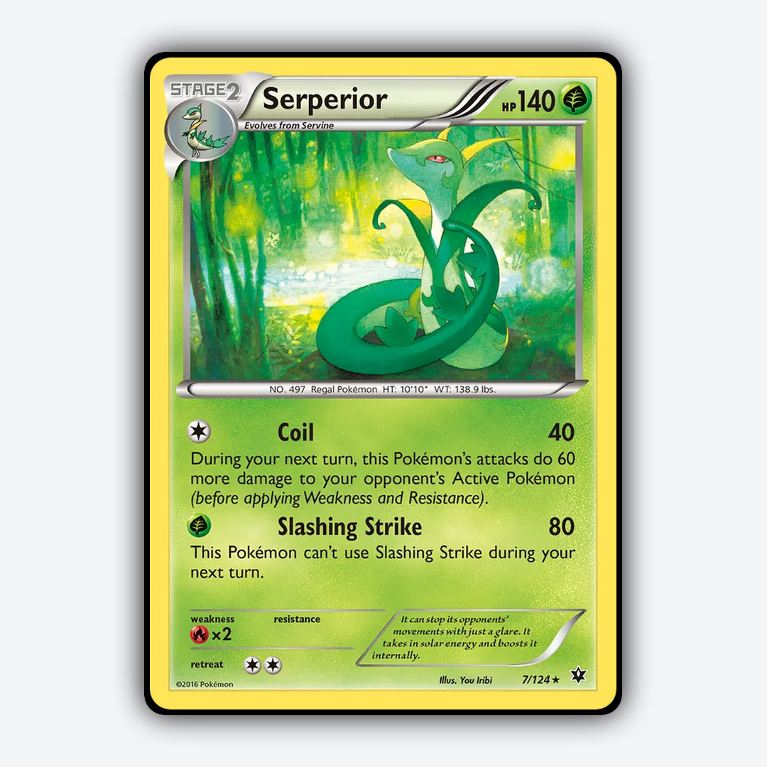 Serperior 007/124 - Fates Collide Set - Card Rug