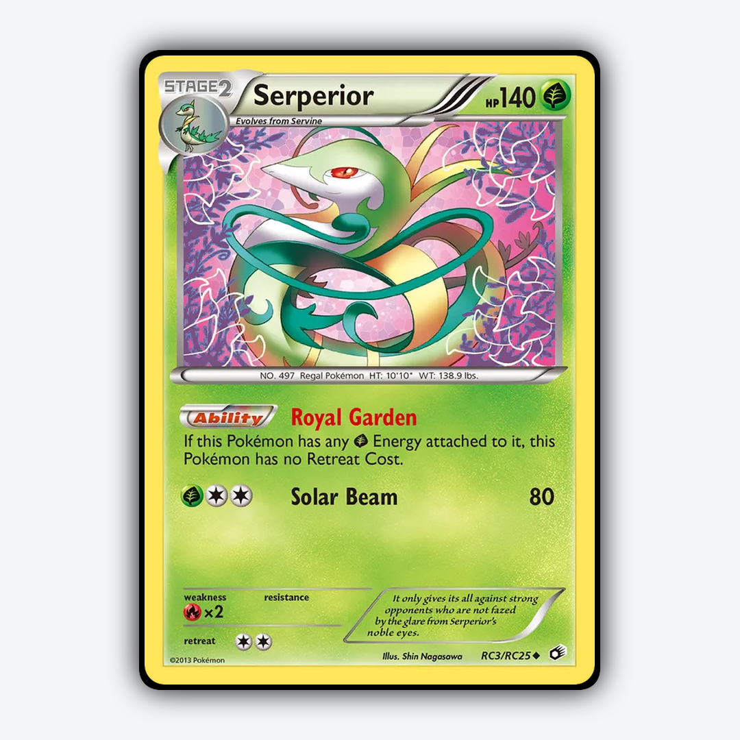 Serperior RC003/113 - RC003/113 Legendary Treasures Set - Card Rug