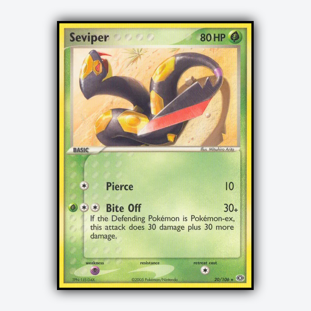 Seviper 020/106 - Emerald Set - Card Rug