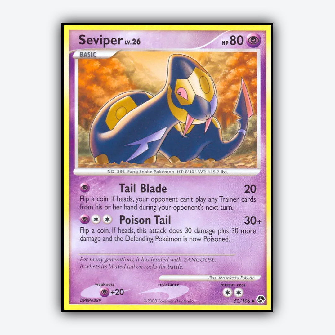 Seviper 052/106 - Great Encounters Set - Card Rug