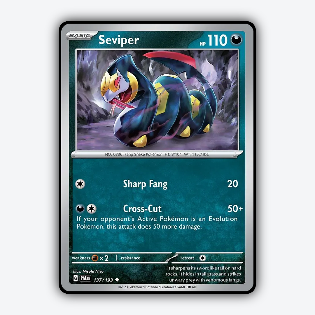 Seviper 137/193 - Paldea Evolved Set - Card Rug