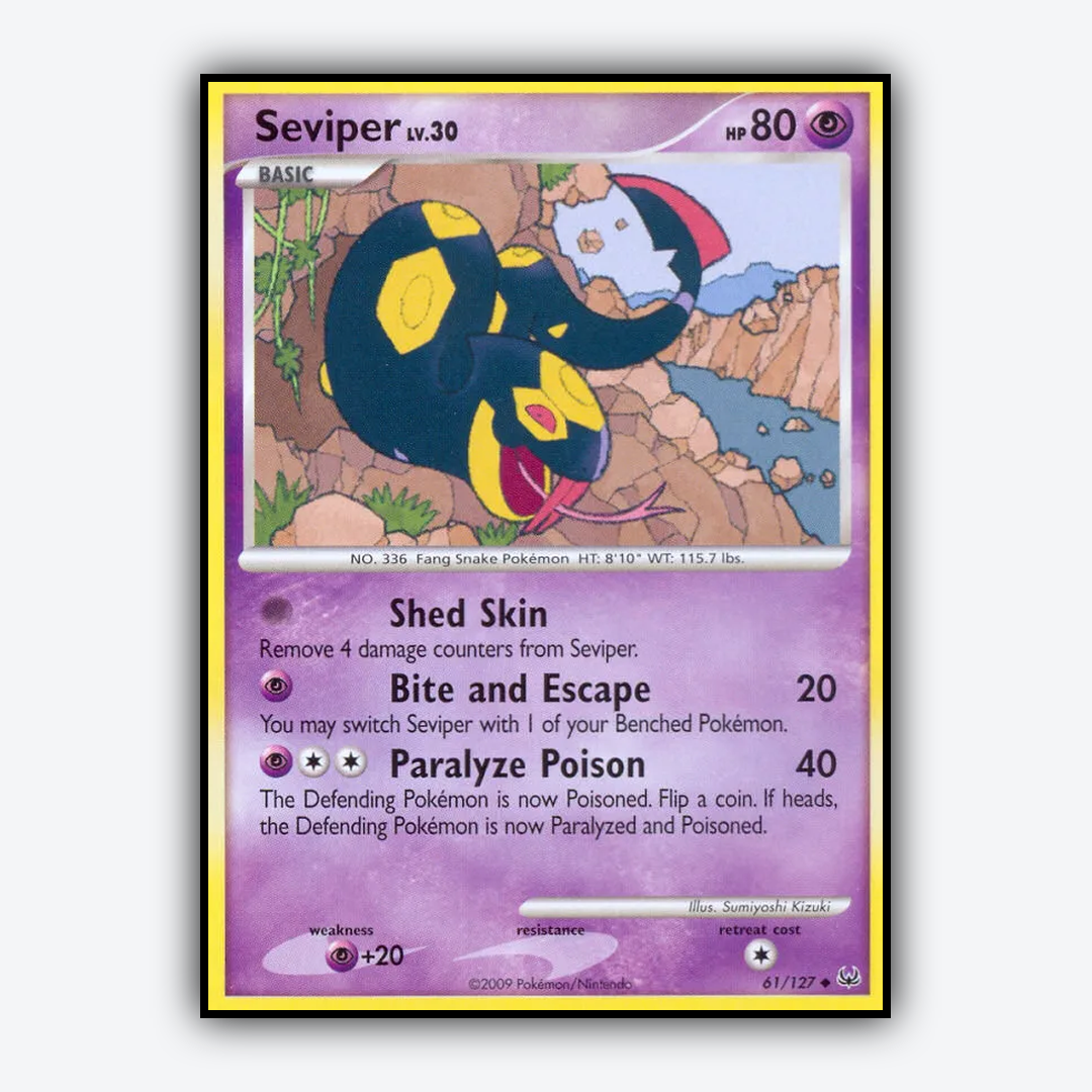 Seviper 061/127 - Platinum Set - Card Rug