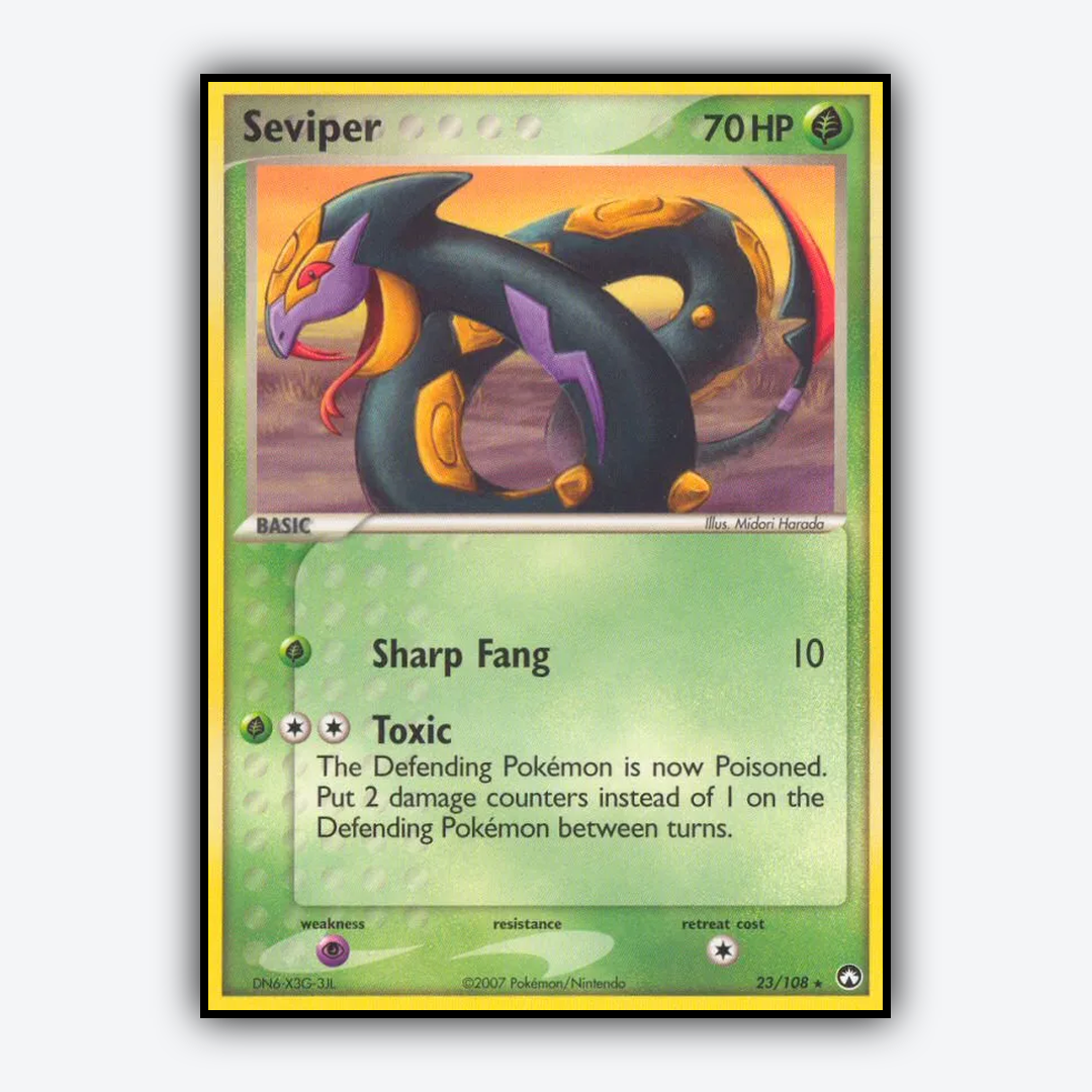 Seviper 023/108 - Power Keepers Set - Card Rug