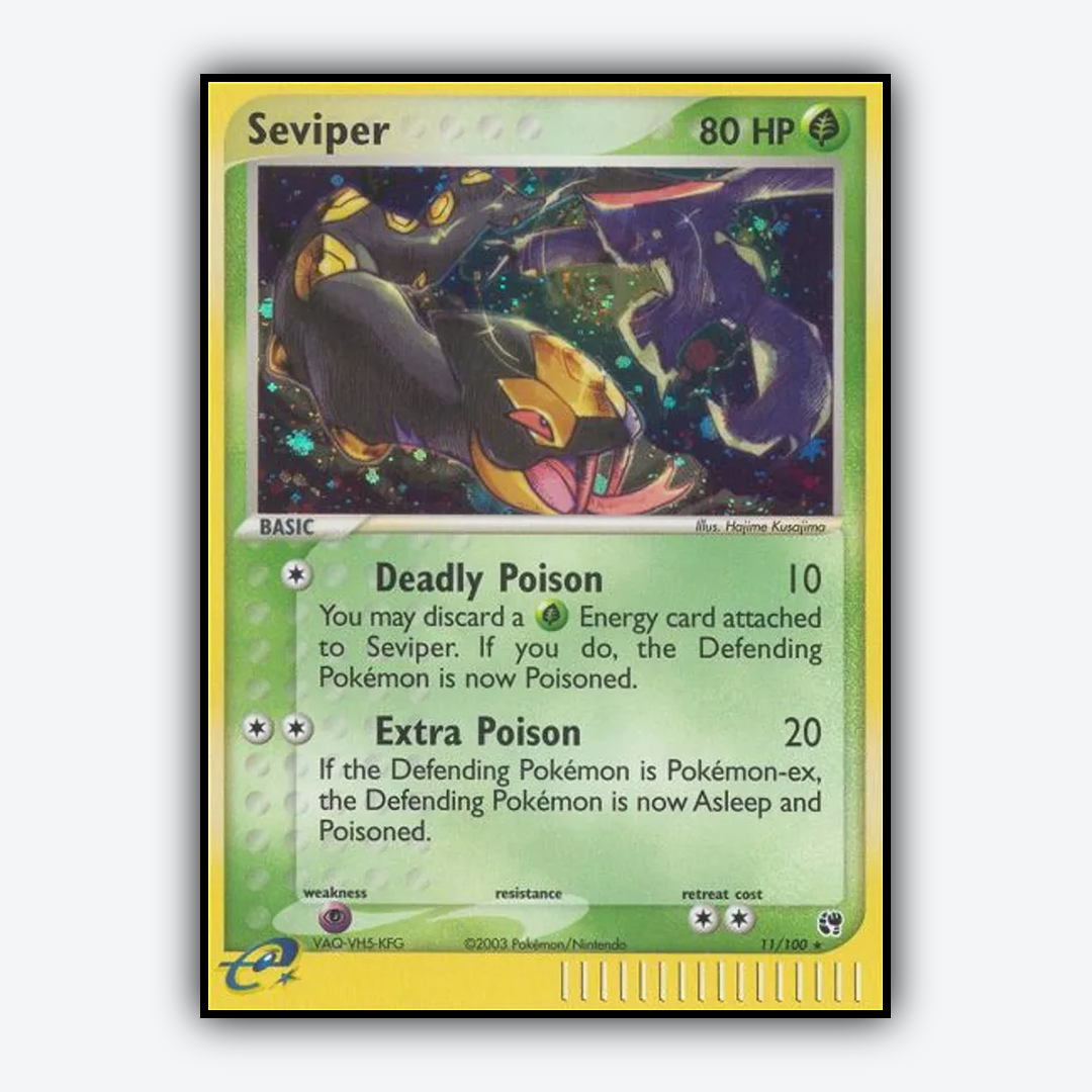 Seviper 011/100 - Sandstorm Set - Card Rug