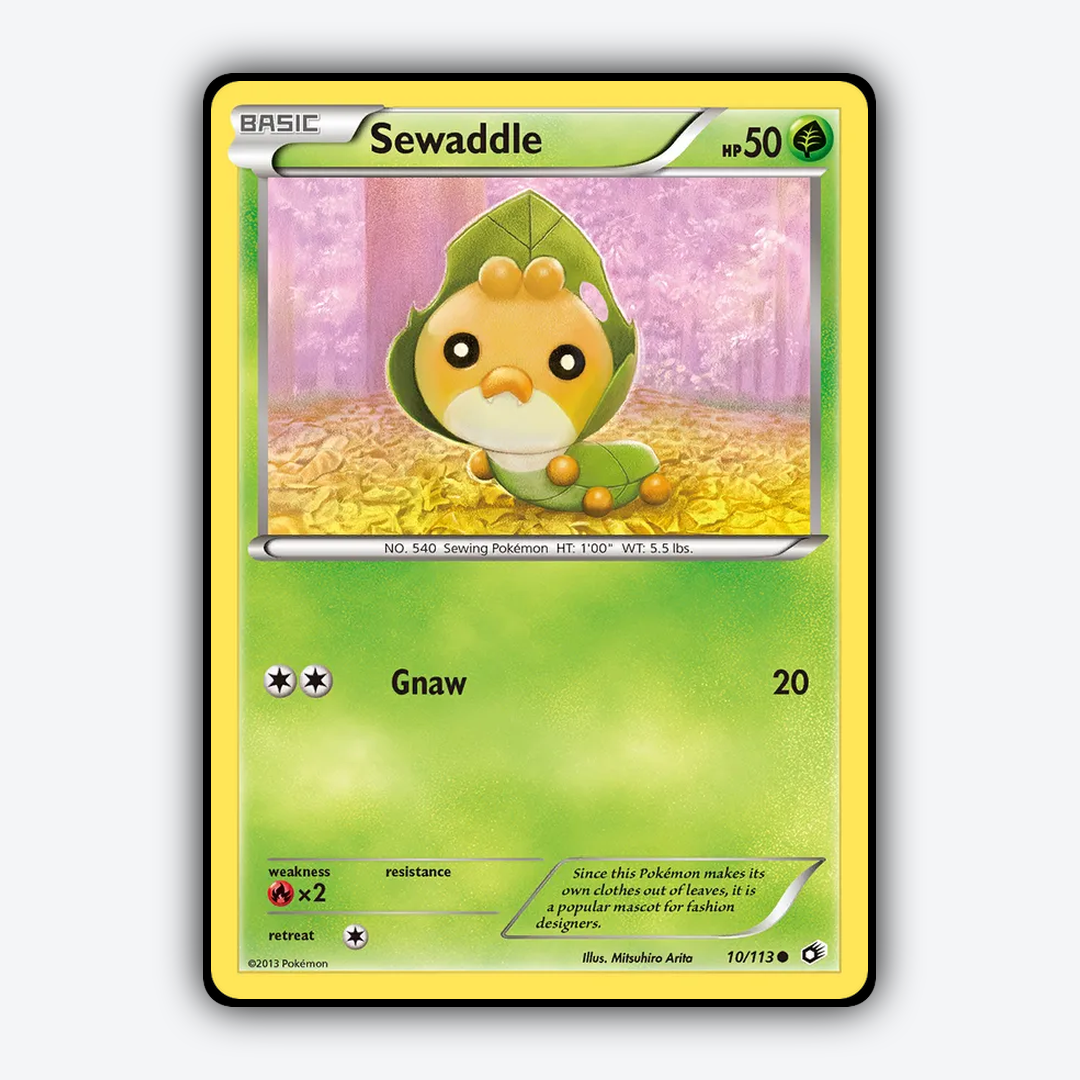 Sewaddle 010/113 - Legendary Treasures Set - Card Rug