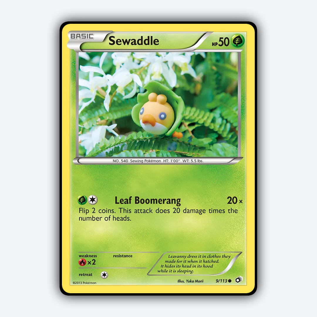 Sewaddle 009/113 - Legendary Treasures Set - Card Rug