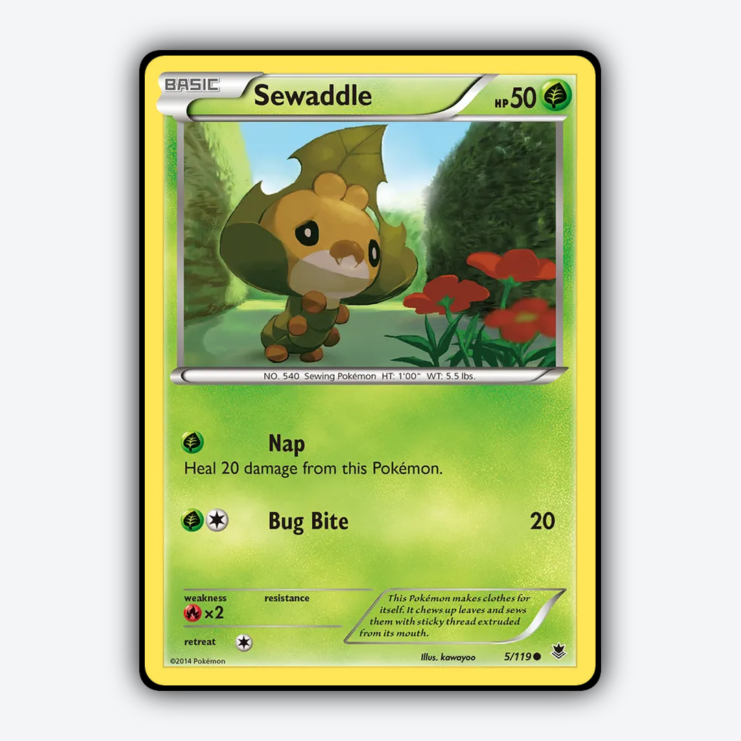 Sewaddle 005/119 - Phantom Forces Set - Card Rug