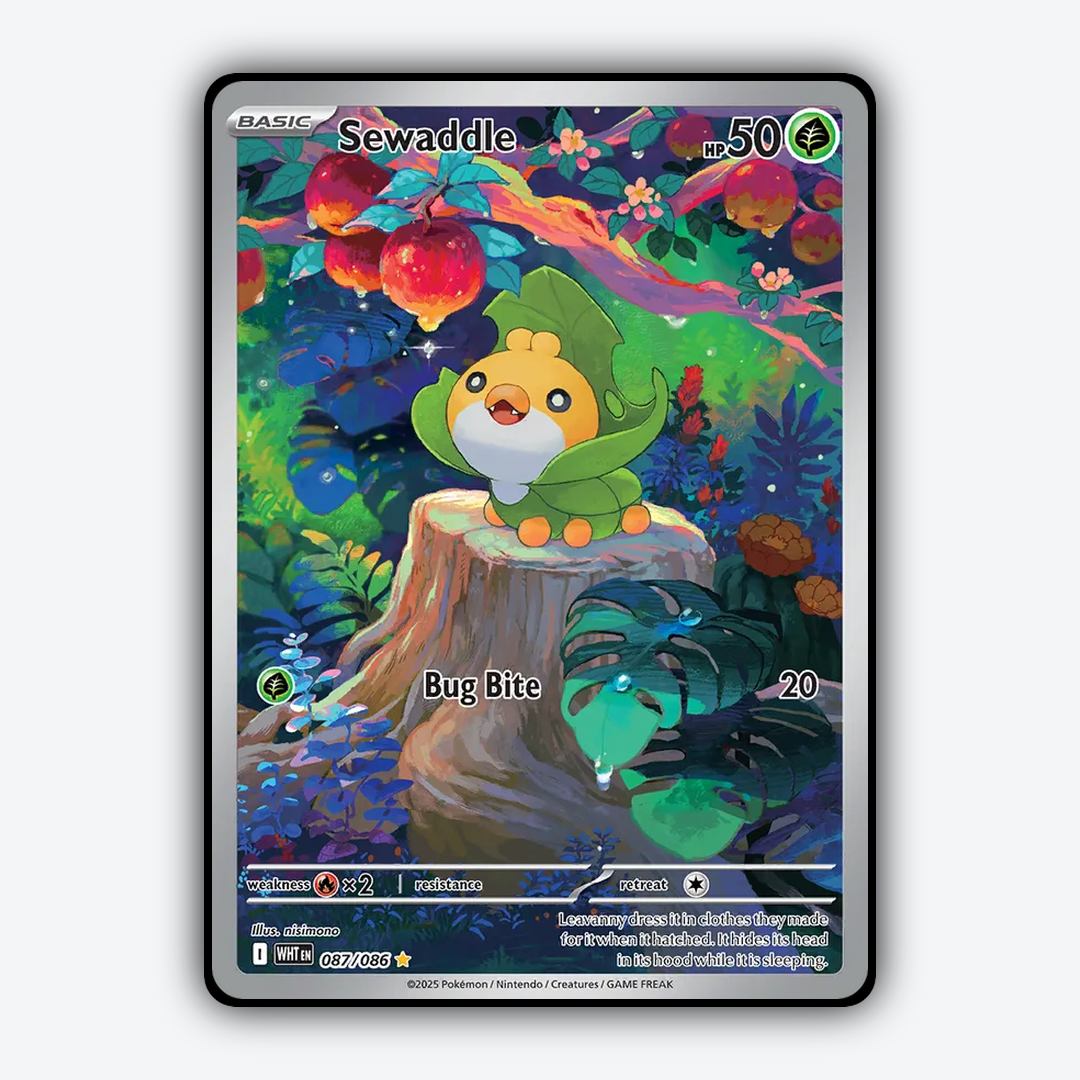 Sewaddle #87 - White Flare Set - Card Rug