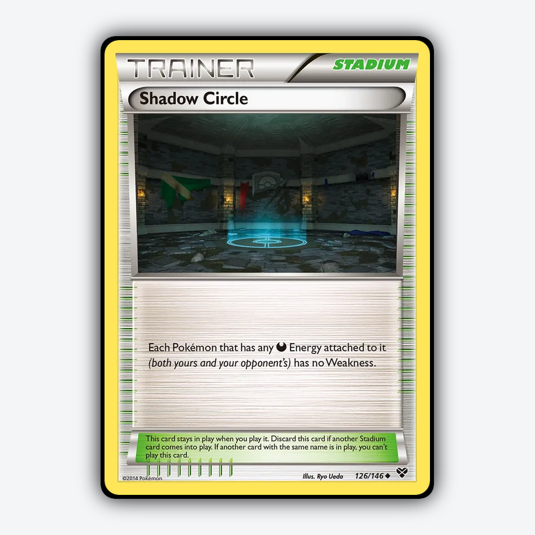 Shadow Circle 126/146 - XY Set - Card Rug