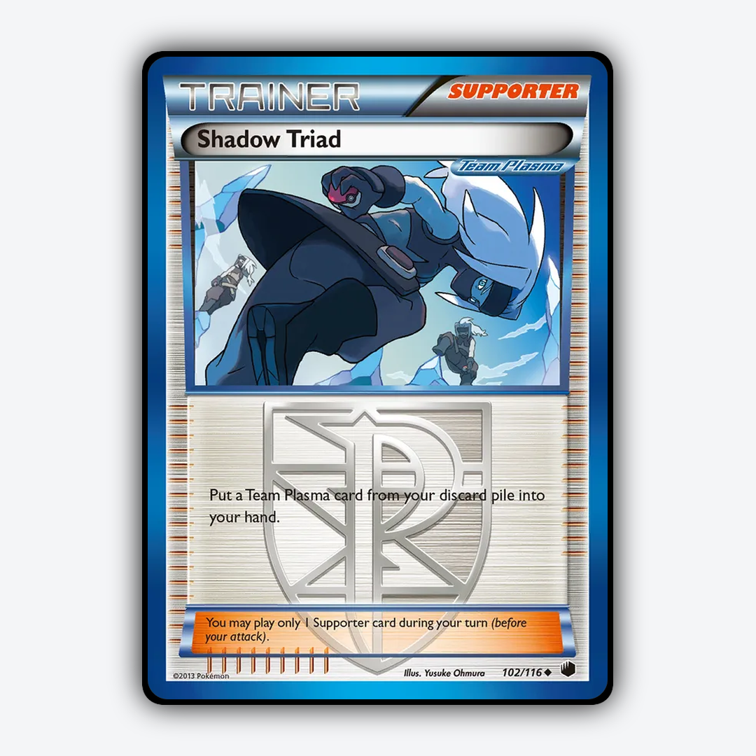 Shadow Triad 102/116 - Plasma Freeze Set - Card Rug