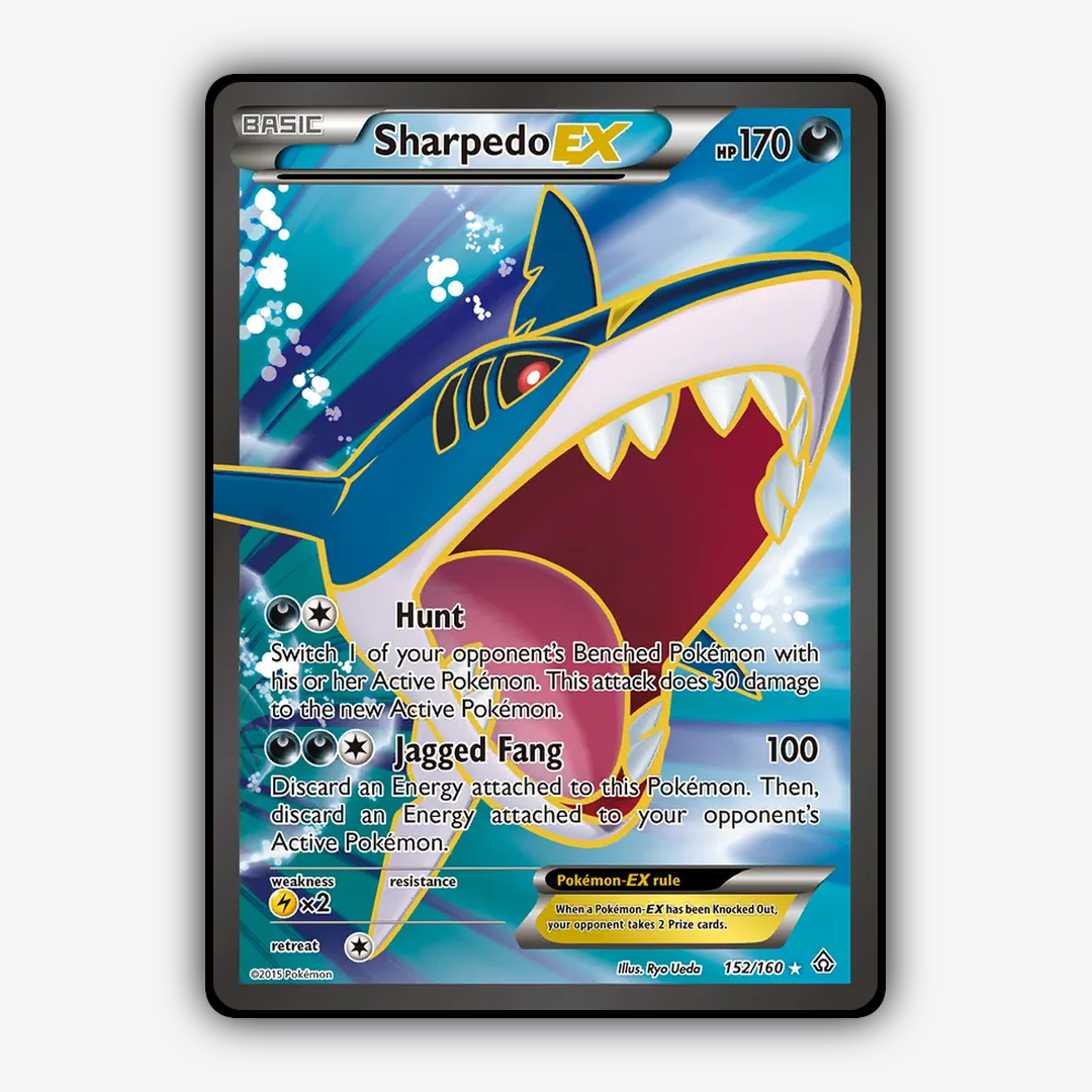 Sharpedo-EX 152/160 - Primal Clash Set - Card Rug
