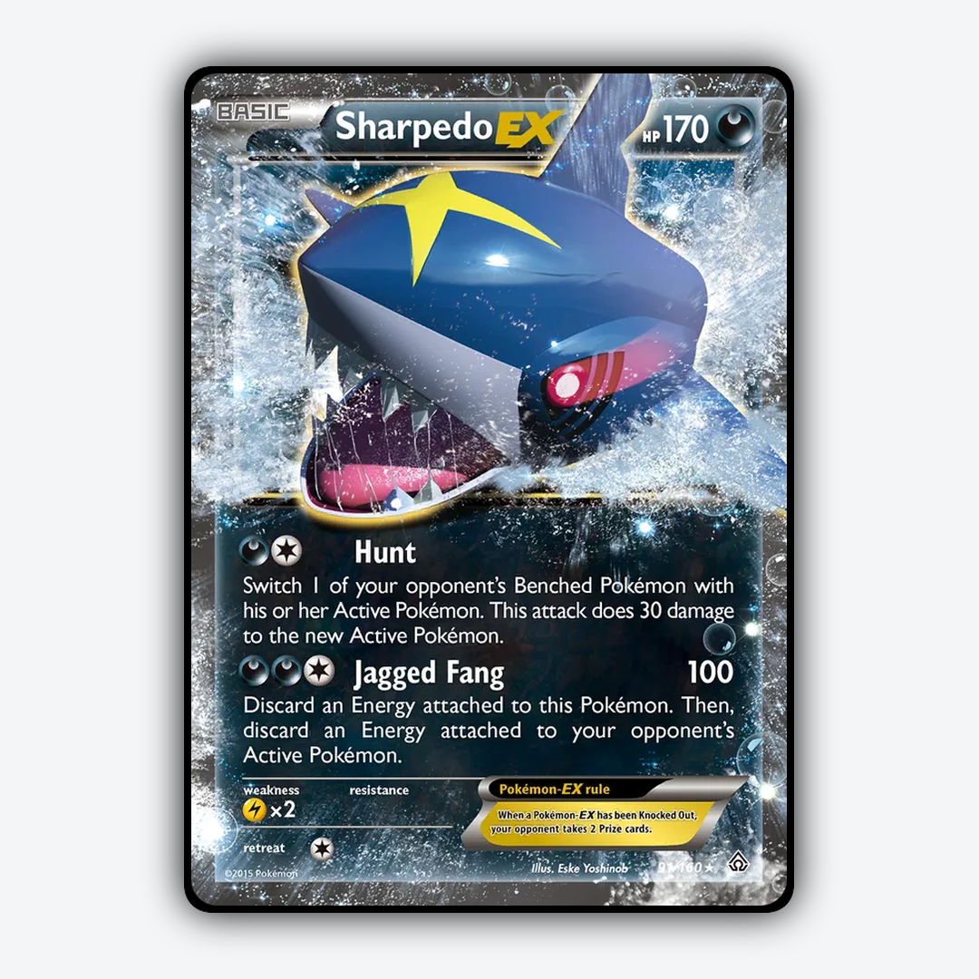 Sharpedo-EX 091/160 - Primal Clash Set - Card Rug