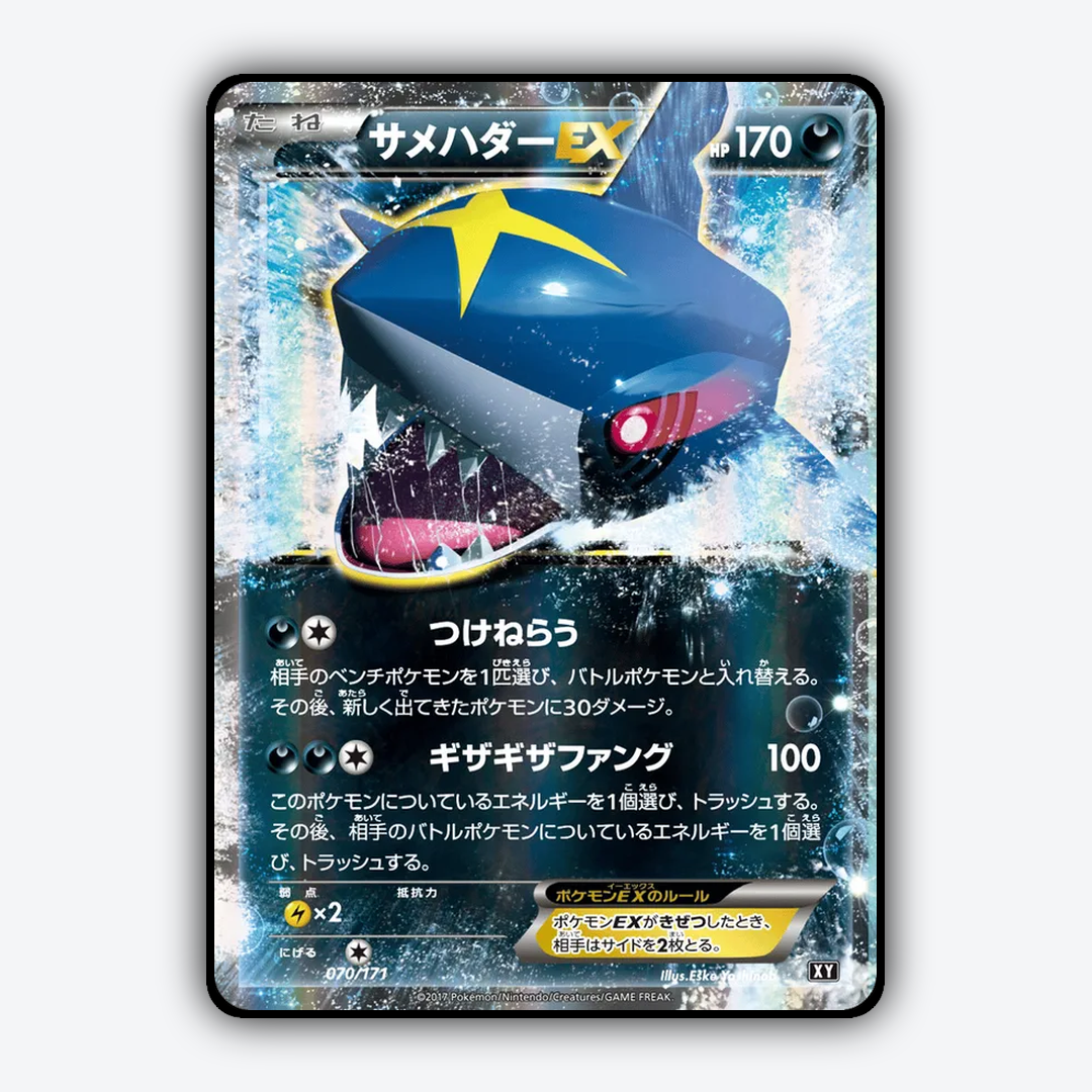 Sharpedo-EX 070/171 - The Best of XY Set - Card Rug (JP)