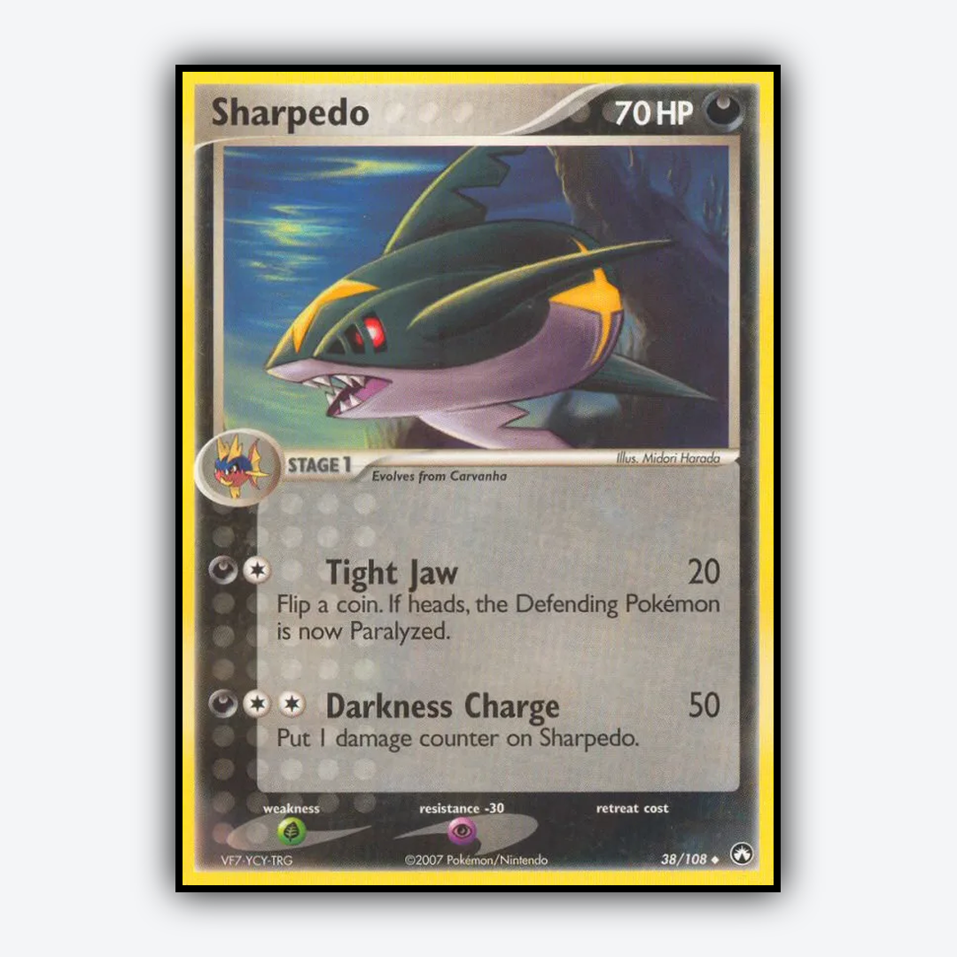 Sharpedo 038/108 - Power Keepers Set - Card Rug