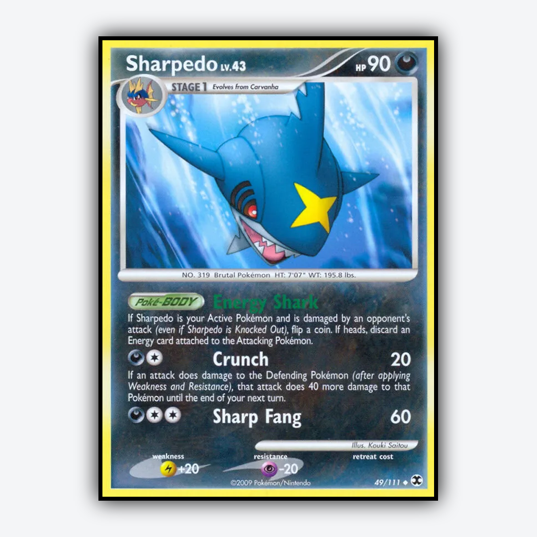 Sharpedo 049/111 - Rising Rivals Set - Card Rug