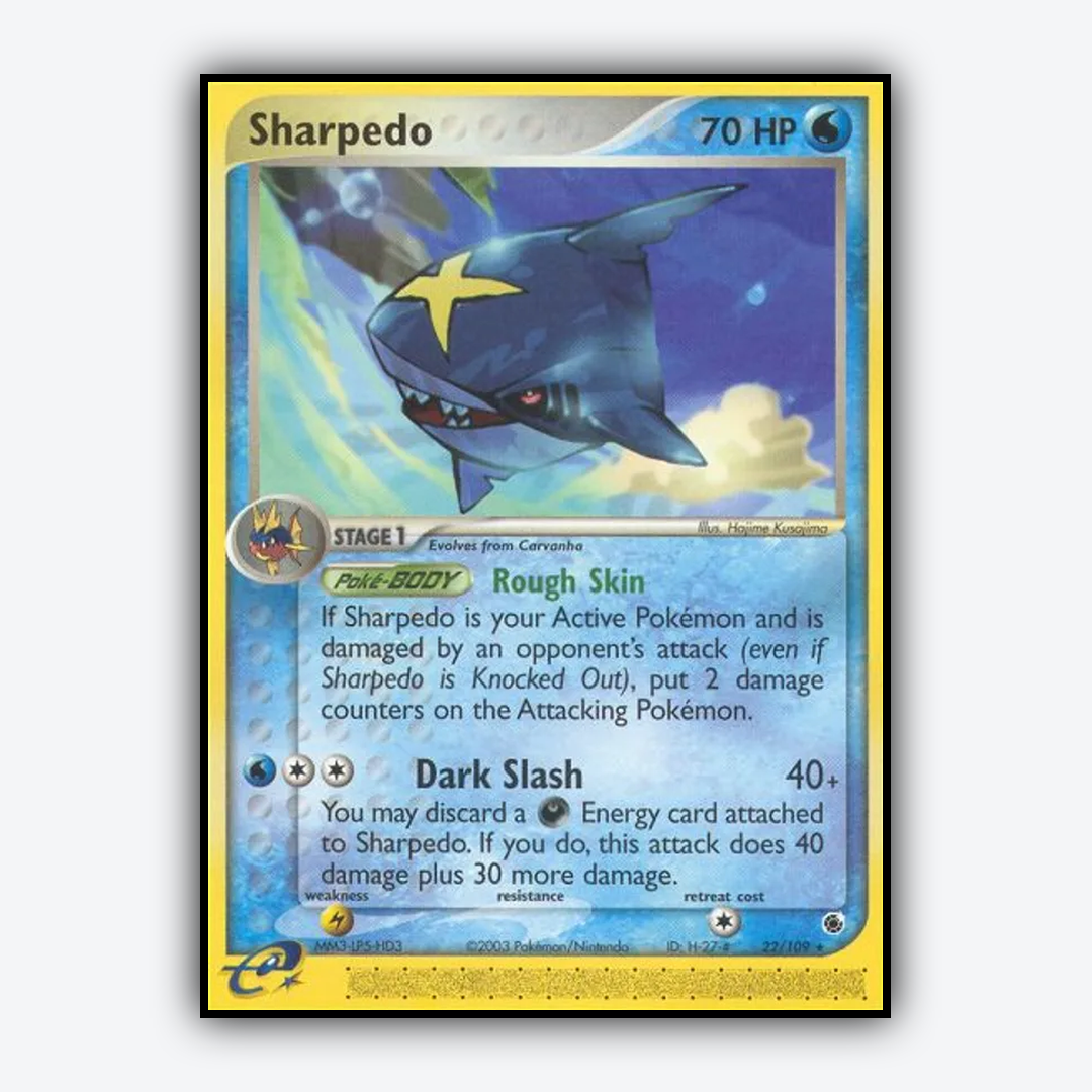 Sharpedo 022/109 - Ruby & Sapphire Set - Card Rug