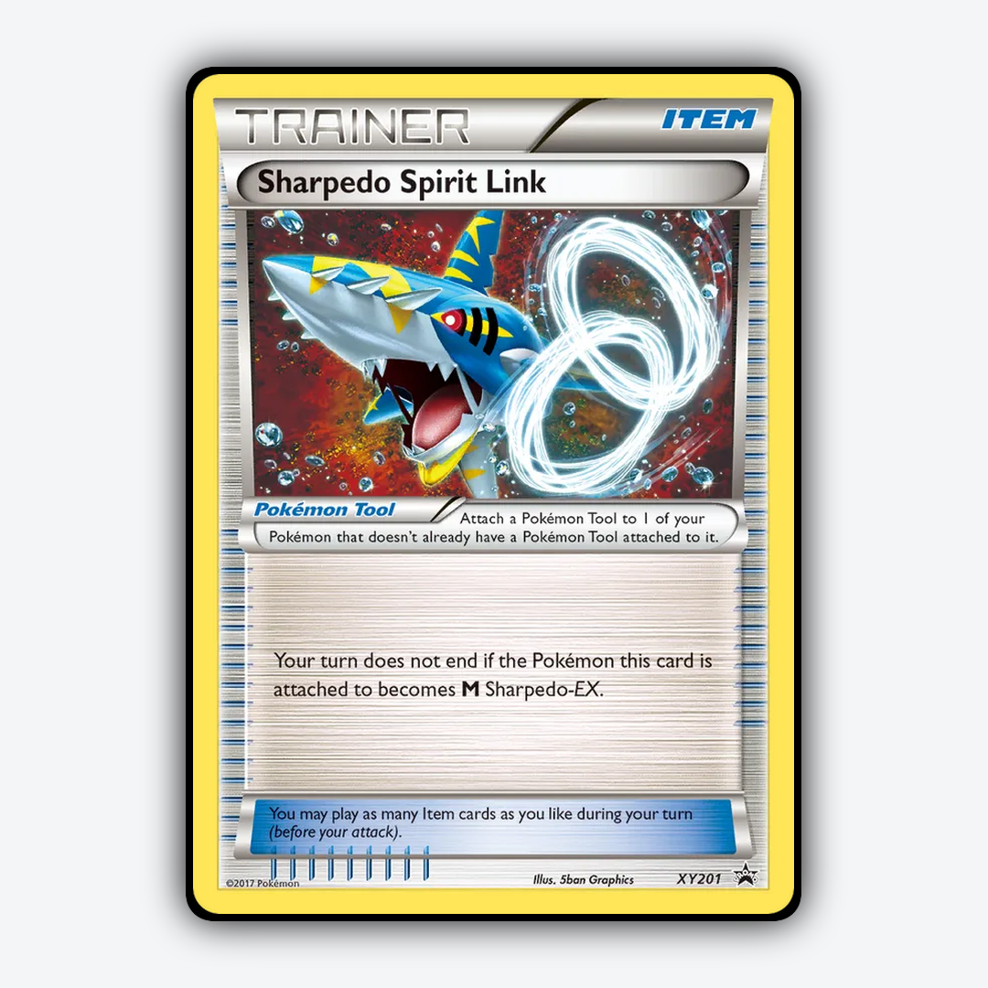 Sharpedo Spirit Link #201 - XY Black Star Promos Set - Card Rug