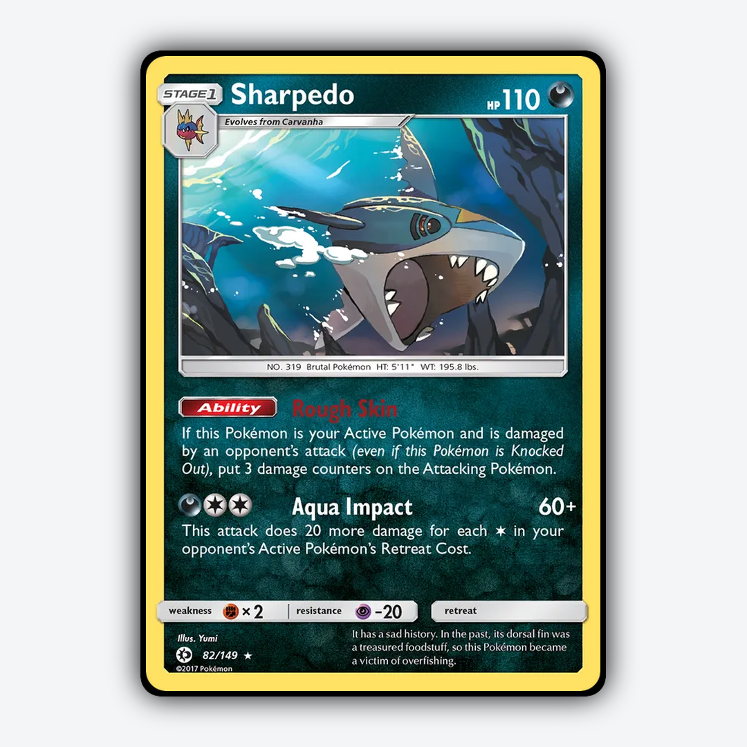 Sharpedo 082/149 - Sun & Moon Set - Card Rug