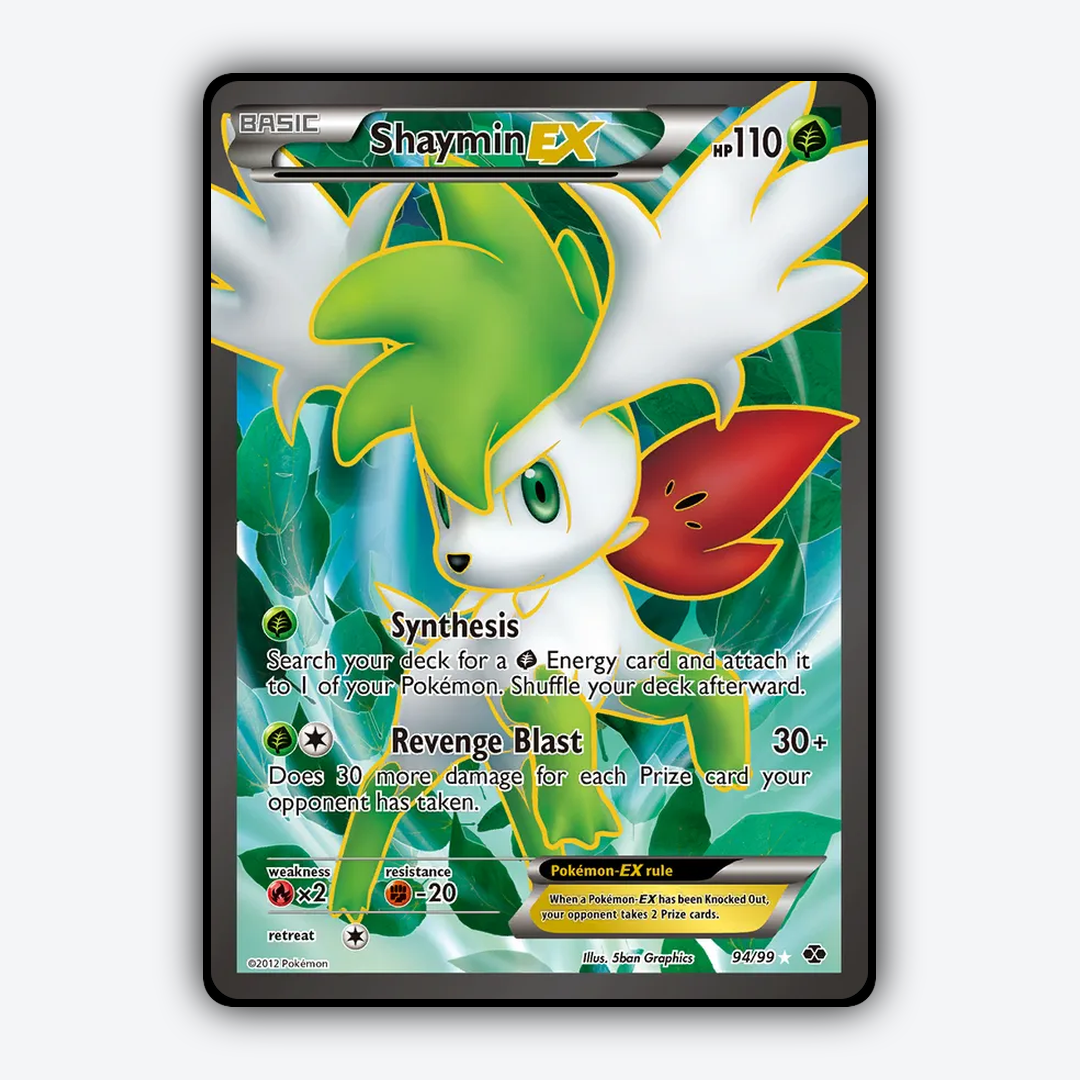 Shaymin-EX 094/99 - Next Destinies Set - Card Rug