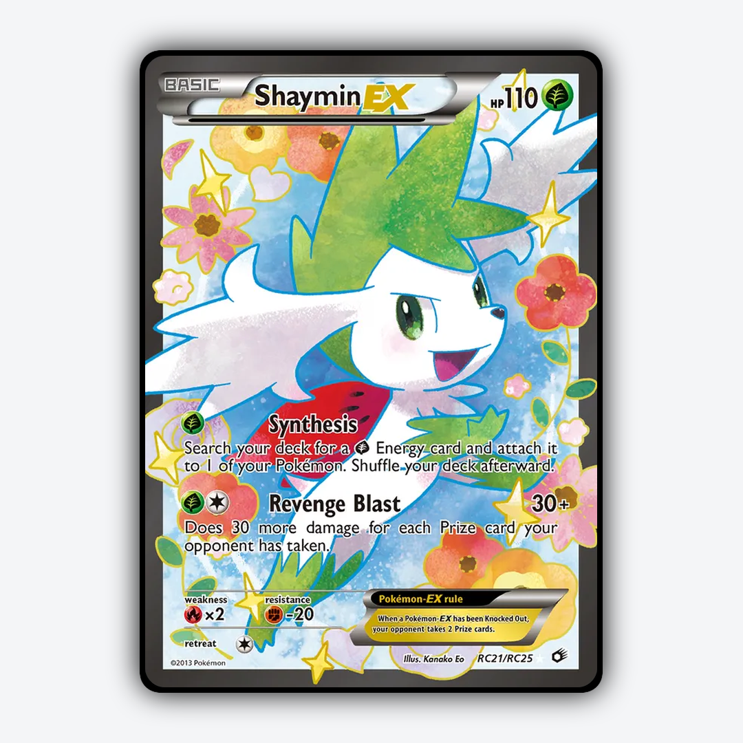 Shaymin-EX RC021/113 - RC021/113 Legendary Treasures Set - Card Rug