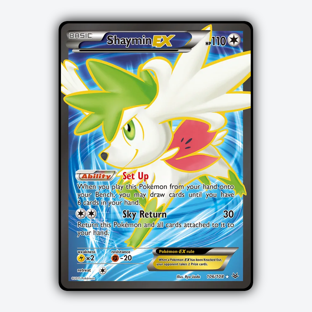 Shaymin-EX 106/108 - Roaring Skies Set - Card Rug