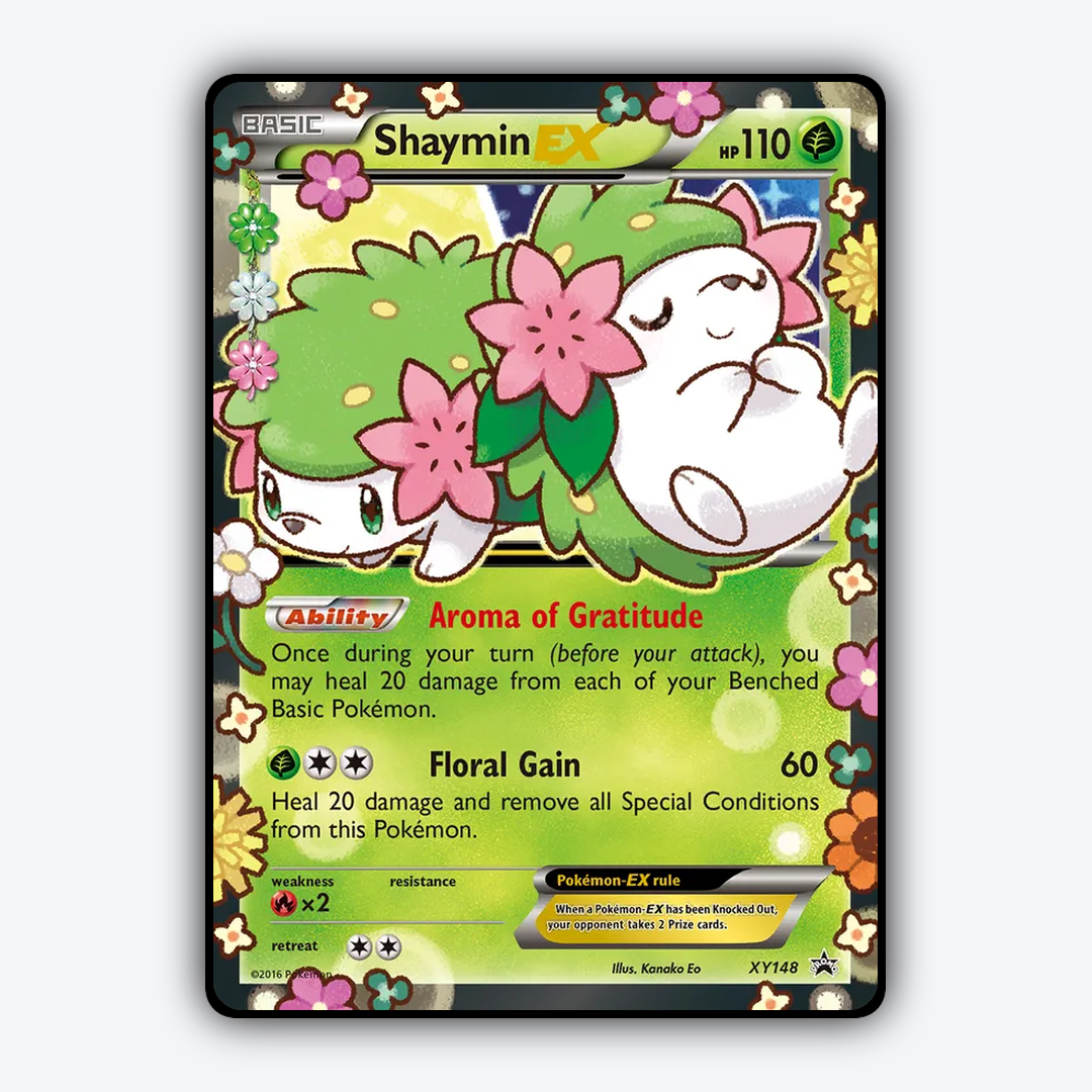 Shaymin-EX #148 - XY Black Star Promos Set - Card Rug