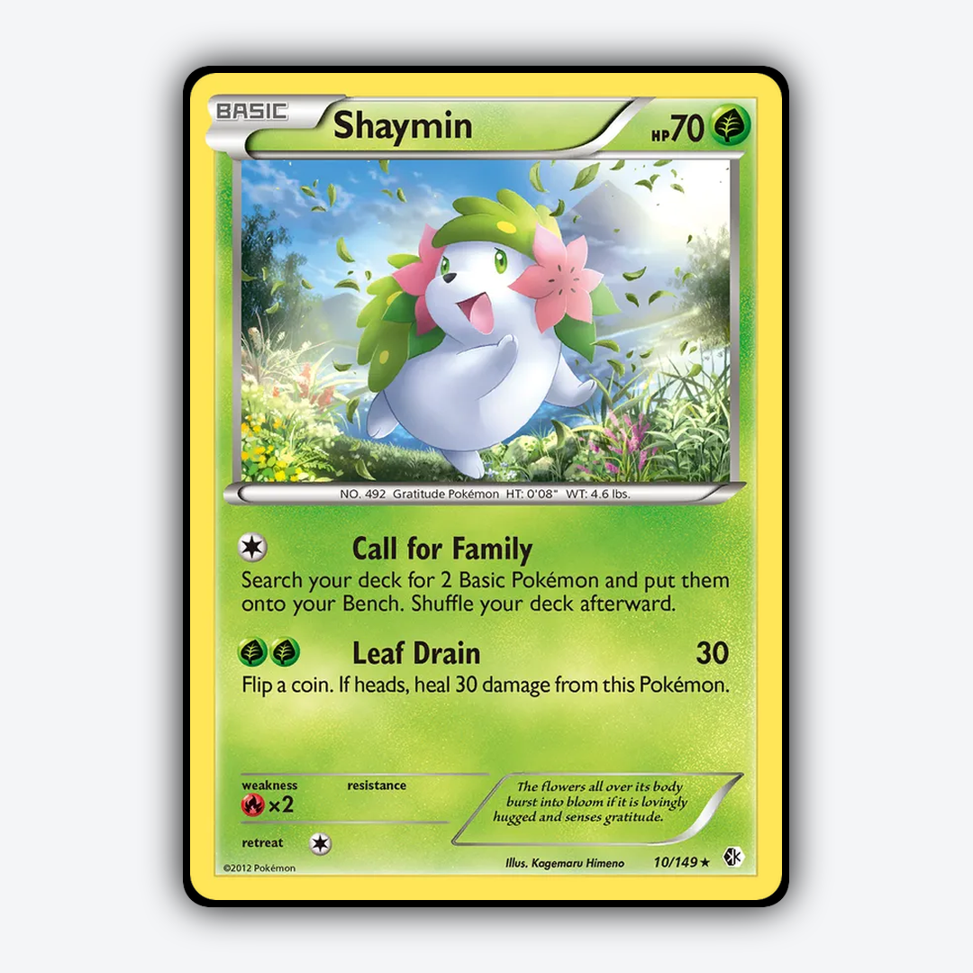 Shaymin 010/149 - Boundaries Crossed Set - Card Rug