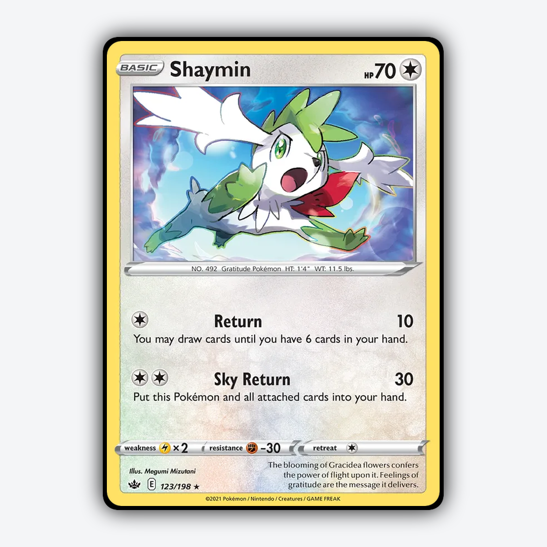 Shaymin 123/198 - Chilling Reign Set - Card Rug